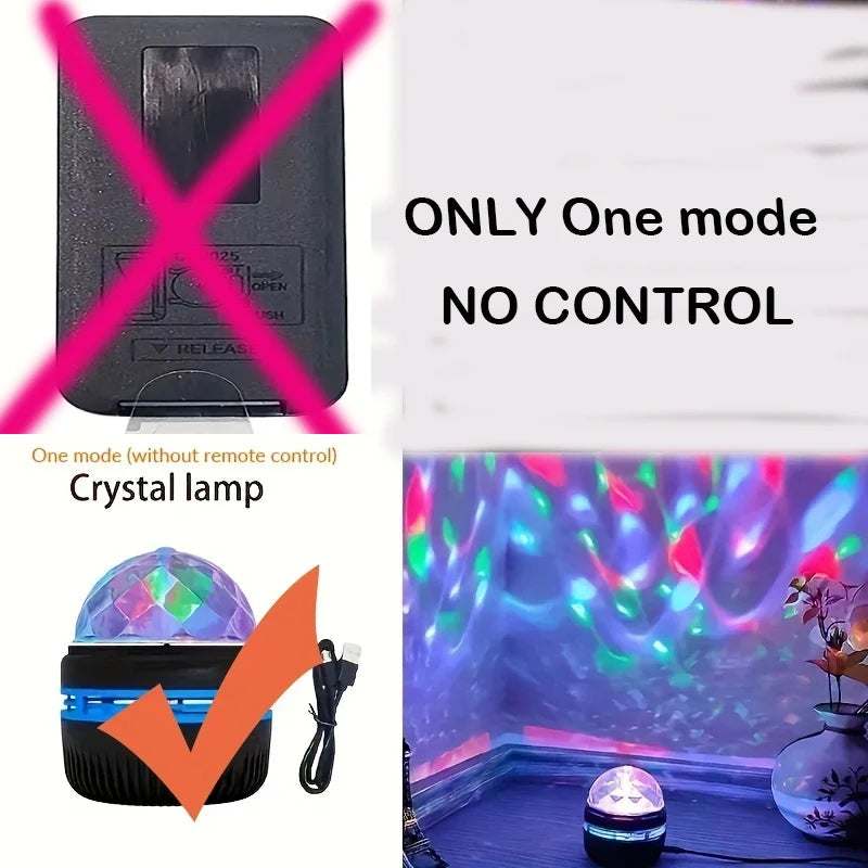 Proyector de Estrellas y Galaxias - Luz Nocturna con 7 Colores y Olas