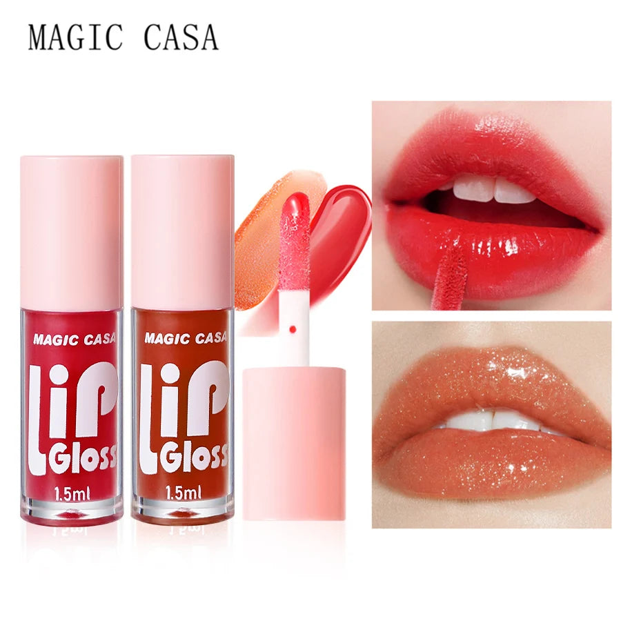 Set 6 Aceites Labiales Hidratantes - Brillo Labial de Larga Duración